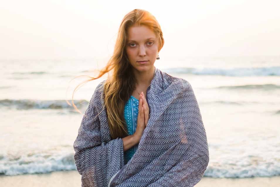 Picture of a woman on the beach