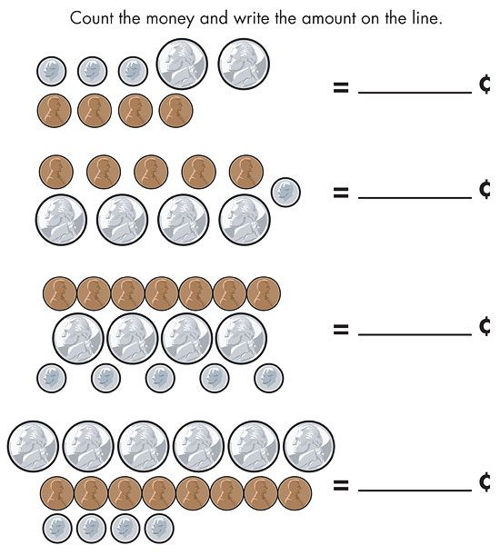 Counting Pennies, Nickels, and Dimes