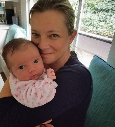 Amy Smart and Baby