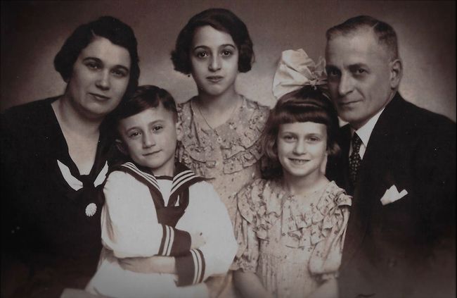 Tyler Gildin's grandfather and his family in 1937, two years before the children left for Sweden.