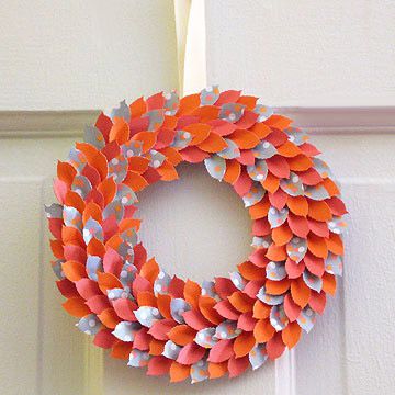 Simple Paper Wreath