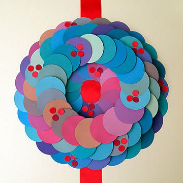 Simple Paper Wreath