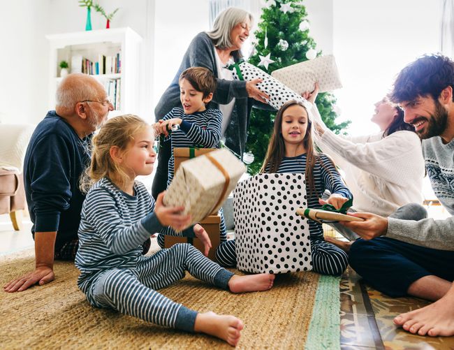 family christmas presents pajamas