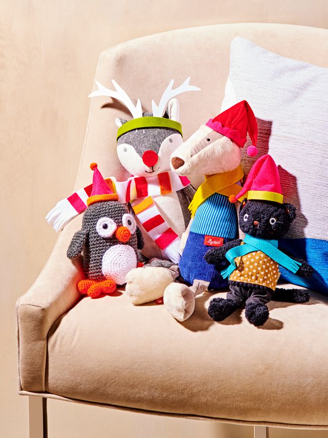 woodland winter stuffed animals