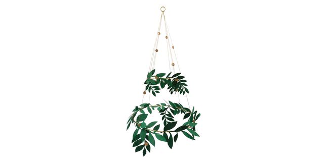 festive foliage chandelier