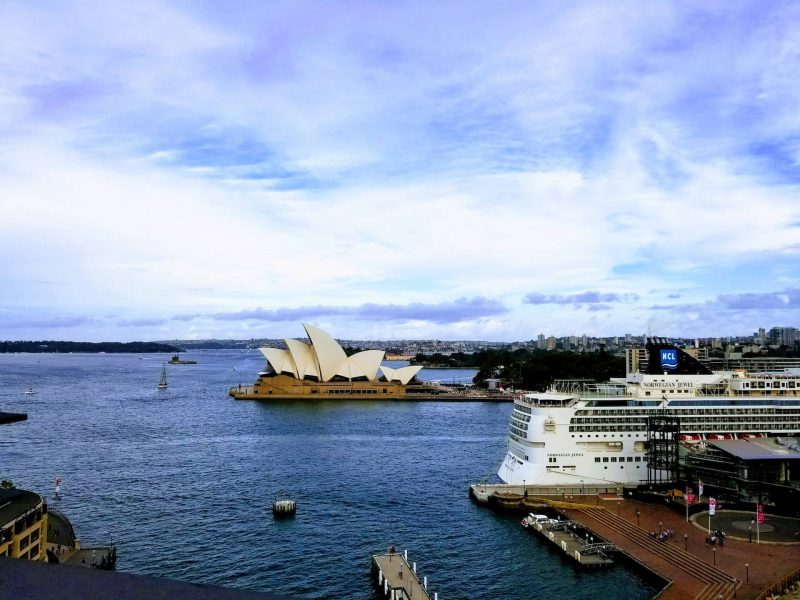 View of Sydney Opera House across the water