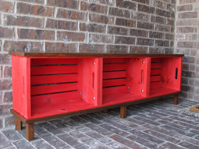 DIY Crate Bench