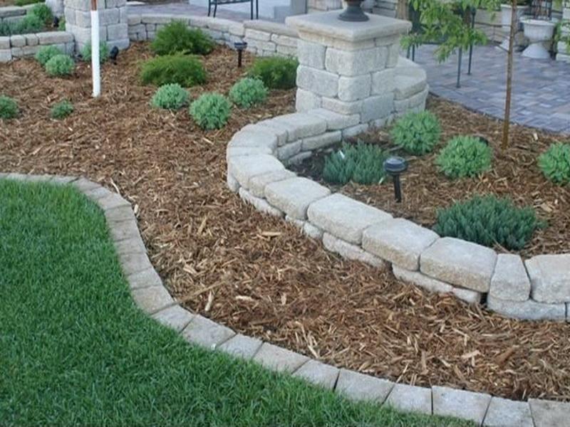 Round Stone Garden Edging