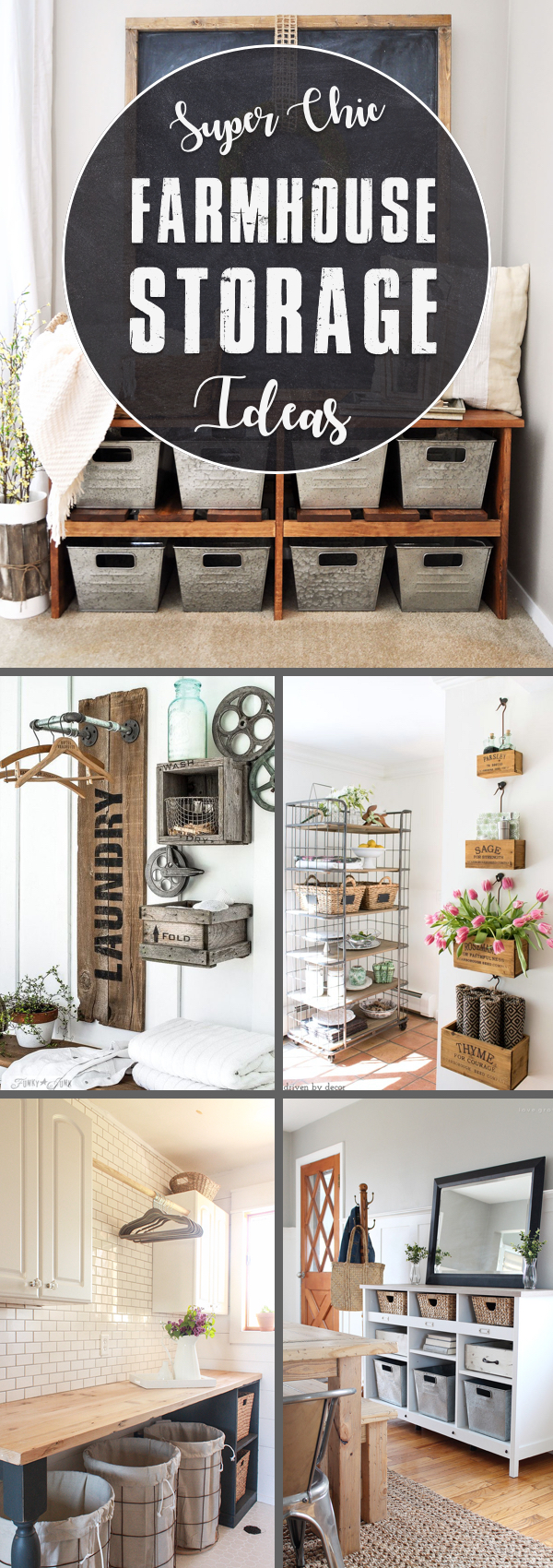 20 Simple yet Super Chic Farmhouse Storage Ideas Your Home Needs Right Now!