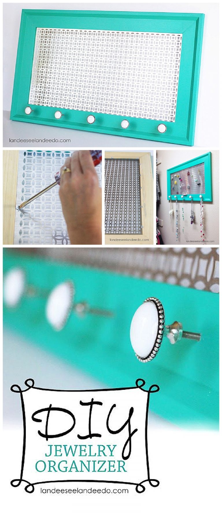 DIY Jewelry Organizer