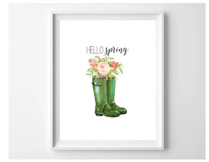 Hello Spring Free Printables