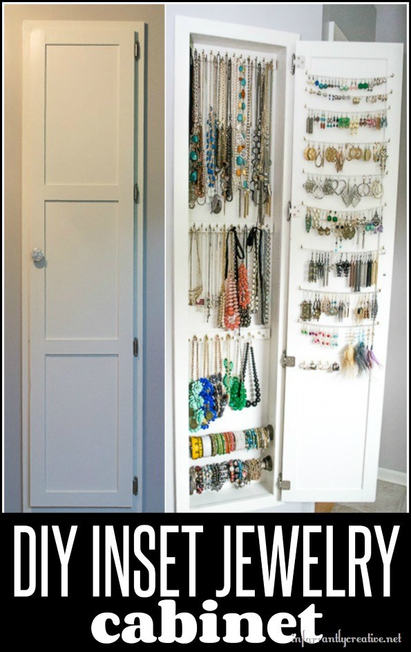 Inset Jewelry Cabinet