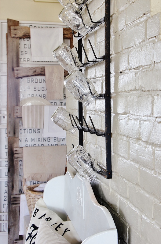 Mason Jar Wall Hooks