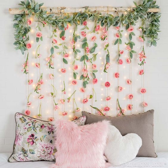 Hanging Florals Wall Display