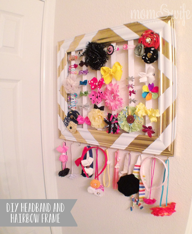 DIY Headband and Hair Bow Holder Frame