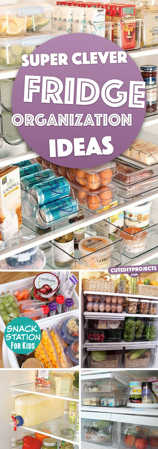 20 Super Clever Fridge Organization Ideas Nullifying All the Clutter