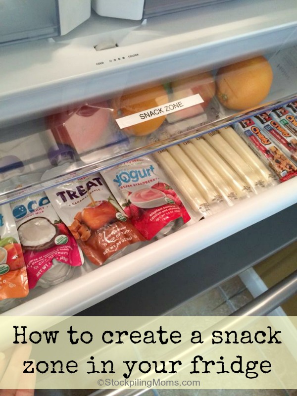 How to Create A Snack Zone in Your Fridge