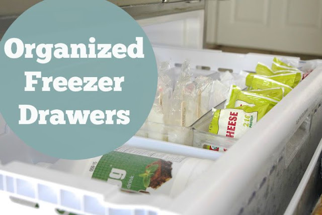 Organized Freezer Drawers