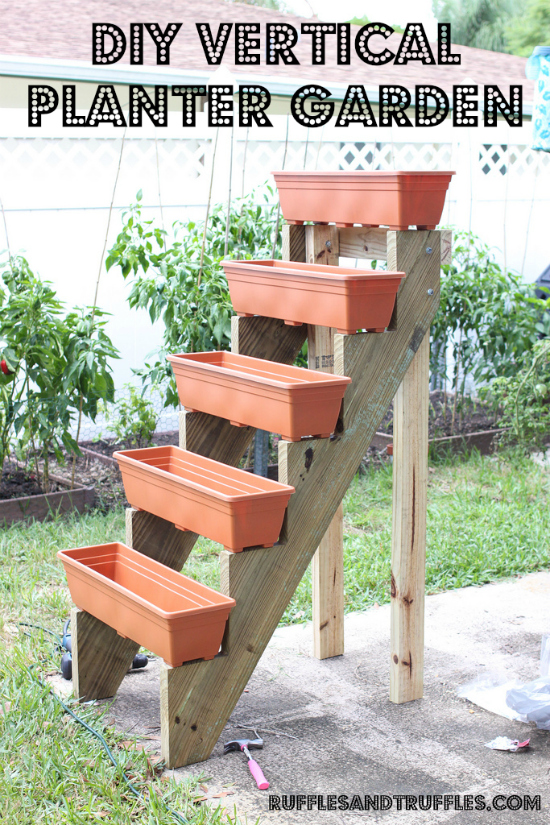 Stair Planter Box Garden