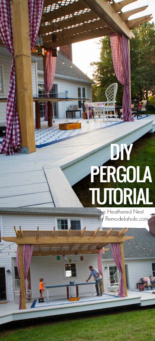 DIY Pergola Tutorial