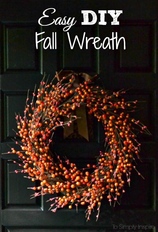 Easy DIY Fall Wreath