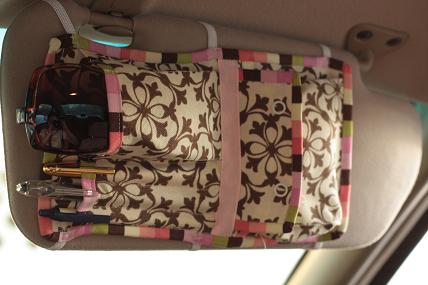 Sewing Tutorial: Car Visor Organizer