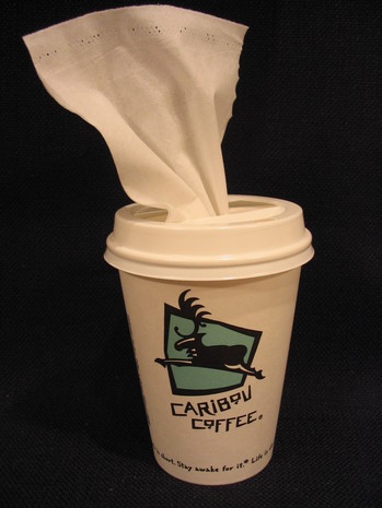 How to Make a To-go Coffee Cup Tissue Pop-up