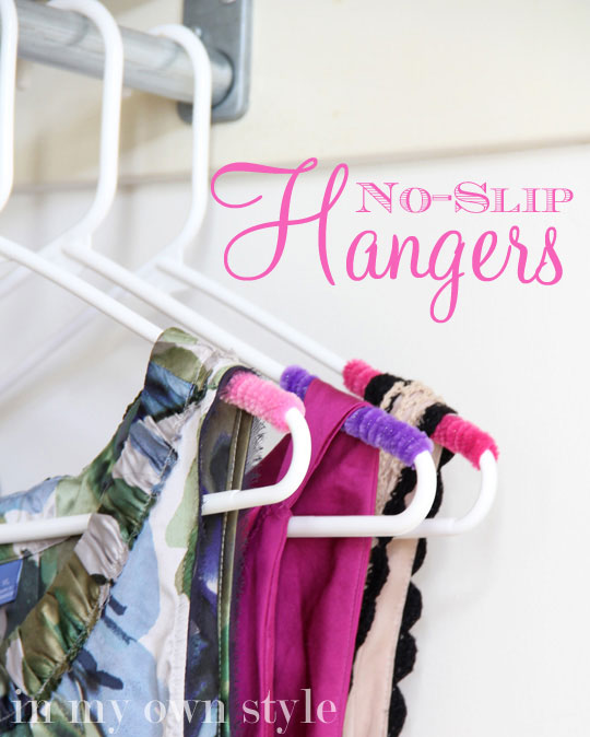 Clothes Closet Organizing : No-Slip Hangers