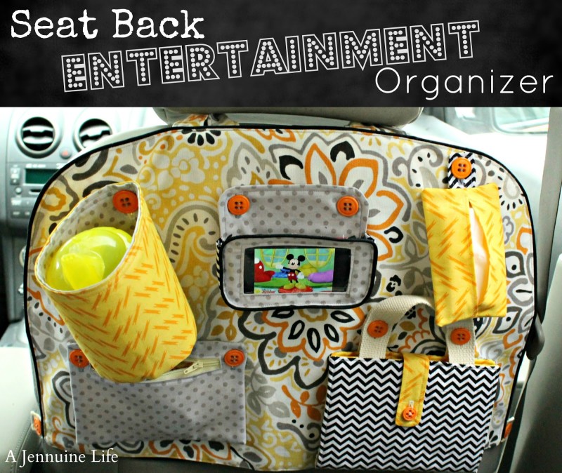 Back Seat Entertainment Organizer