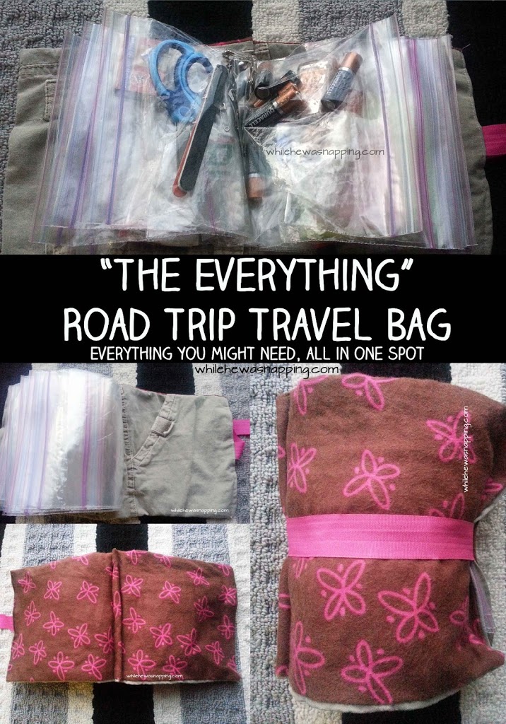 The Everything Pouch Road Trip Bag