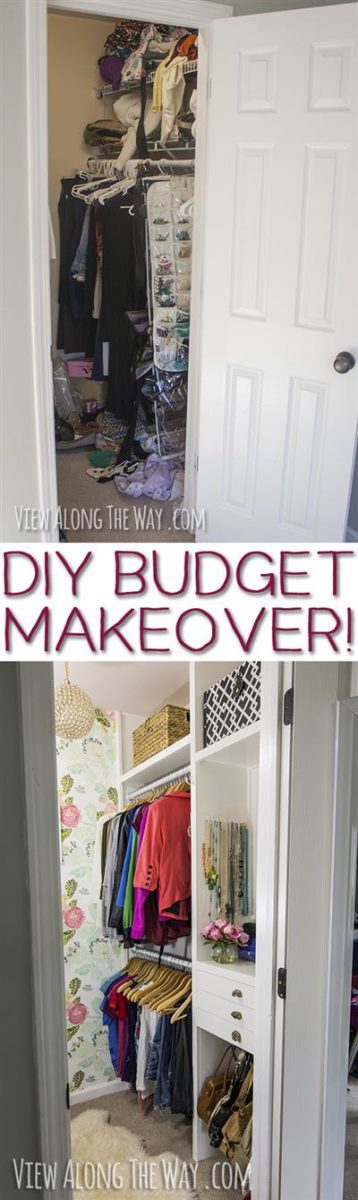 Girly-Glam Closet Makeover