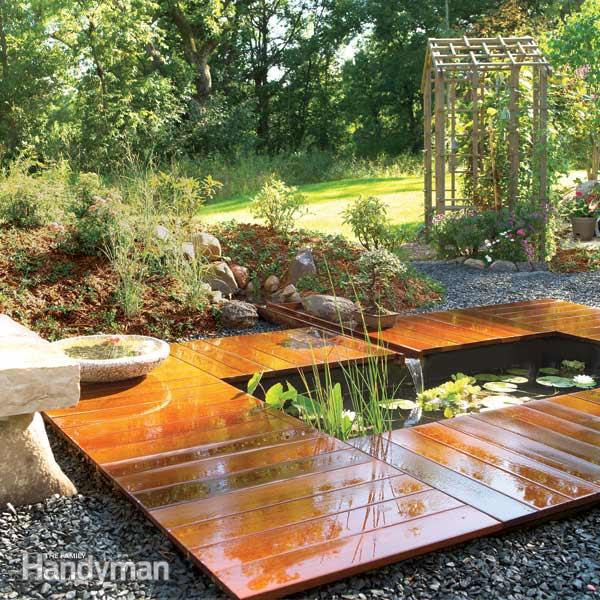 Build a Garden Pond and Deck