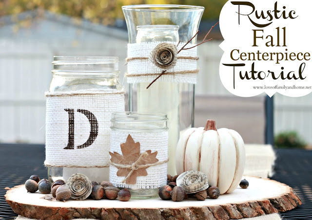 Rustic Fall Centerpiece Tutorial