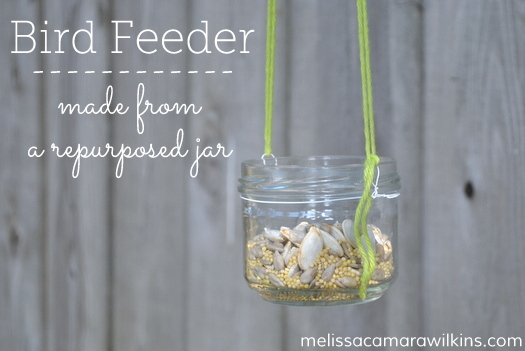 Repurposed Jar Feeder