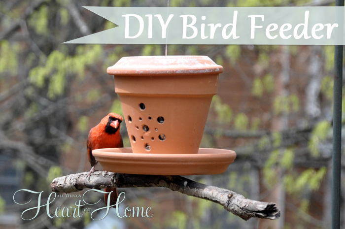 Flower Pot Bird Feeder