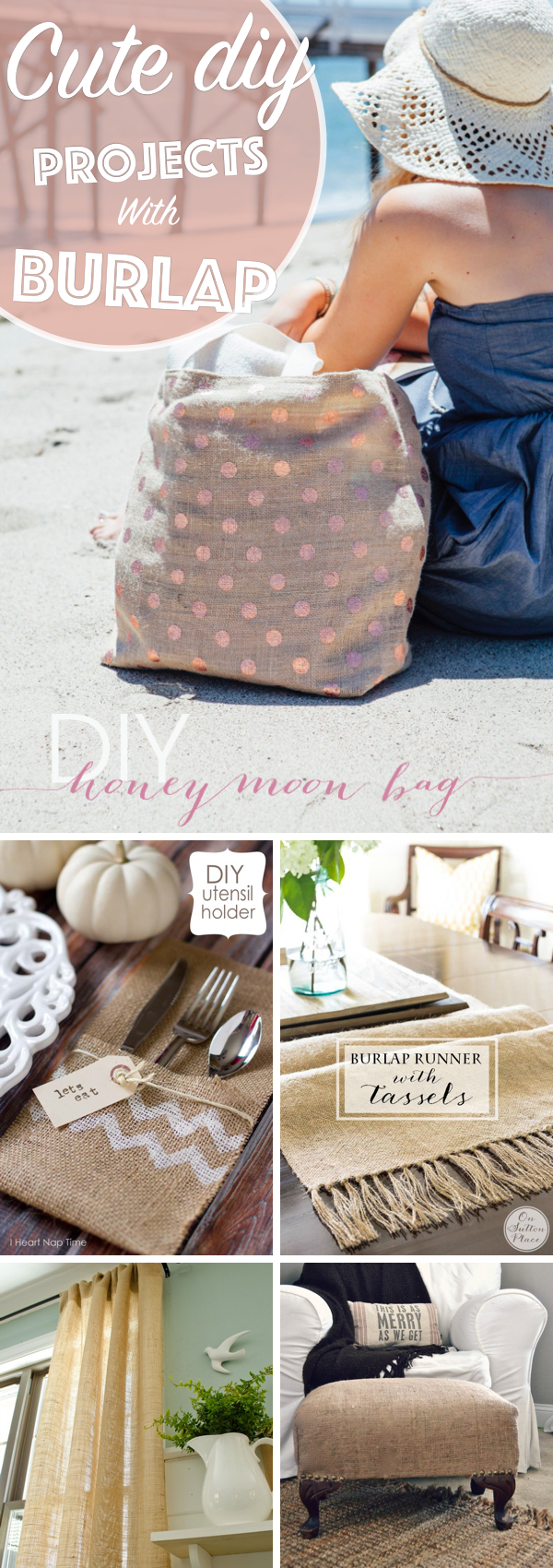 25 Ways How Burlap Decorations Can Beautify Your Home with A Dash of Rustic!