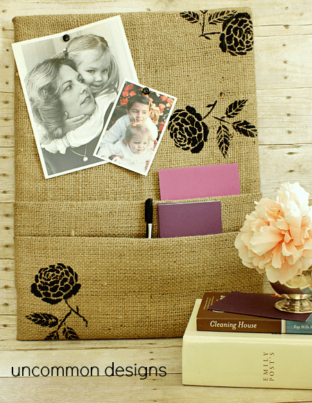 Burlap Cork Board