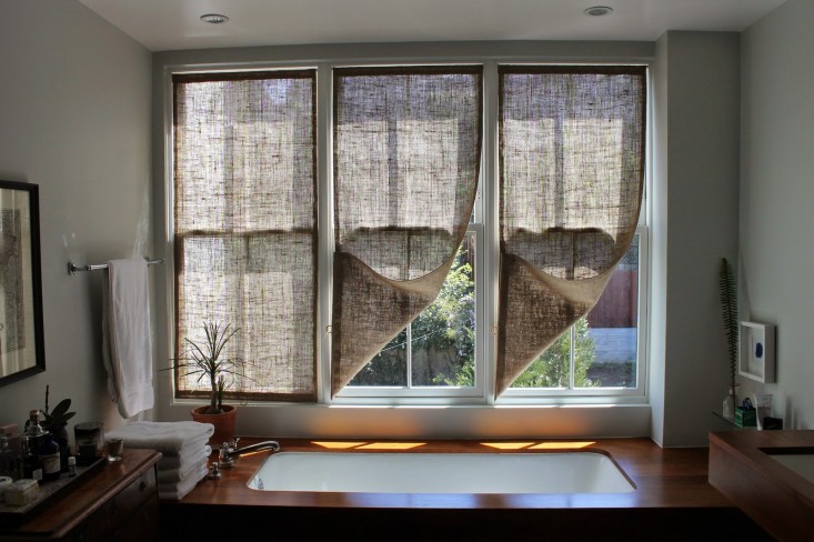 Easy Burlap Shades