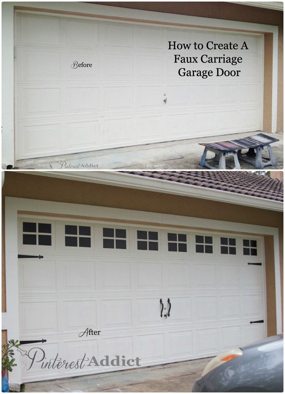 Faux Carriage Garage Door