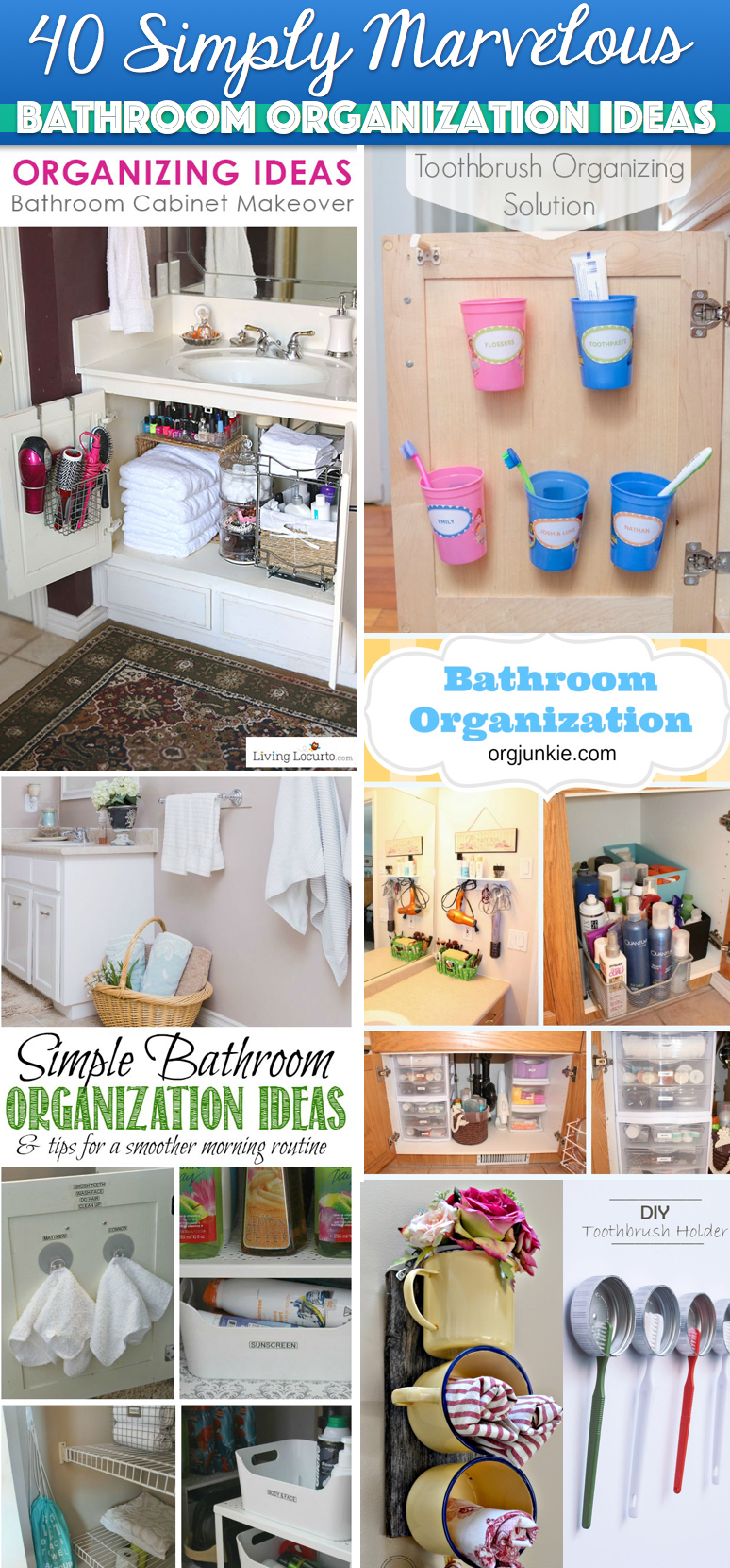 40 Simply Marvelous Bathroom Organization Ideas To Get Rid of All That Clutter!