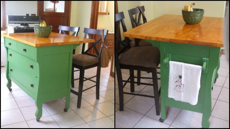 DIY Dresser Kitchen Island