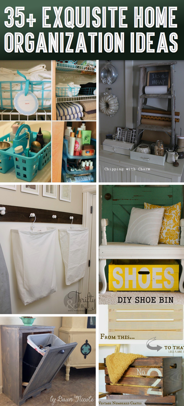 35+ Exquisite Home Organization Ideas To Get Rid of All That Clutter!