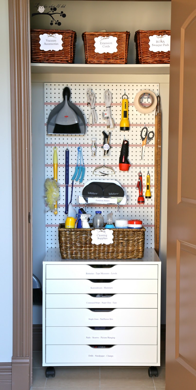 A Well Organized Utility Closet