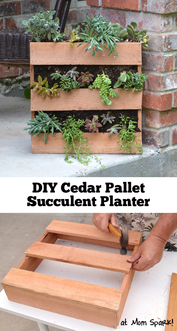 Fabulous Cedar Pallet Planter