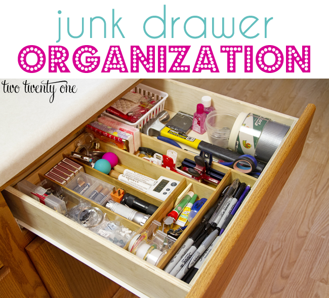 Junk Drawer Organization