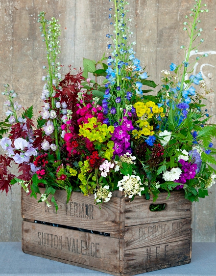 Vintage Wooden Outdoor Planter