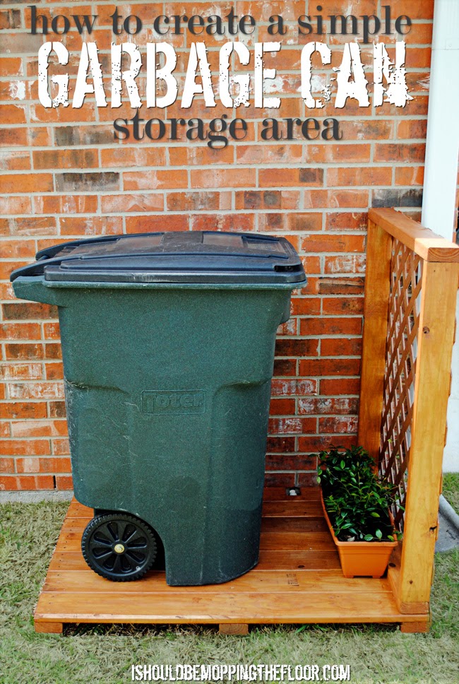 Garbage Can Storage Area