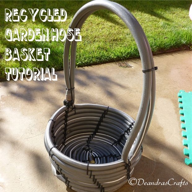 Recycled Water Hose Basket