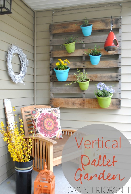 Vertical Pallet Garden