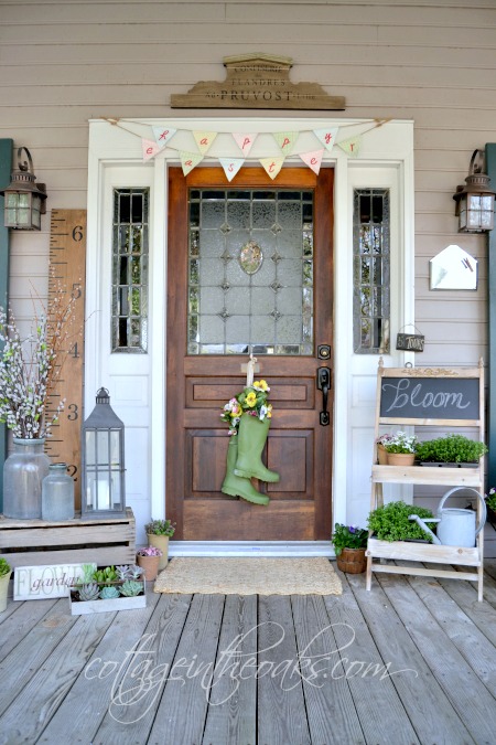 Spring Cottage Front Porch